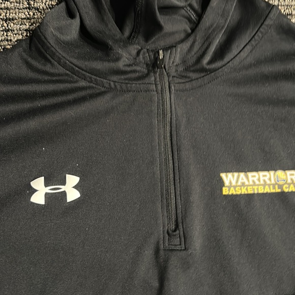 💥Under Armour Men’s Size L | Golden State Warriors “Camps” Quarter Zip Jacket💥 - Picture 5 of 8